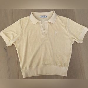 💛 Sporty & Rich 💛 logo- embroidered polo shirt